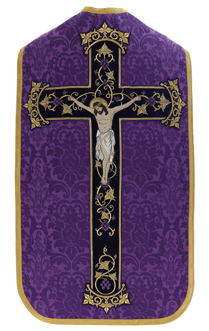 Roman chasuble "Crucifixion of Jesus" R845-AF26