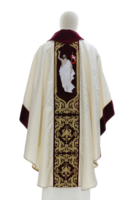 Chasuble gothique "Jésus est ressuscité" 889-A25