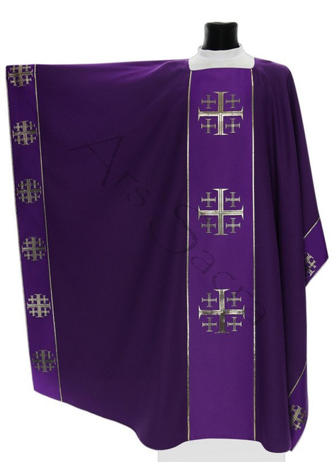 Monastic Chasuble "Jerusalem Crosses" MX009-F