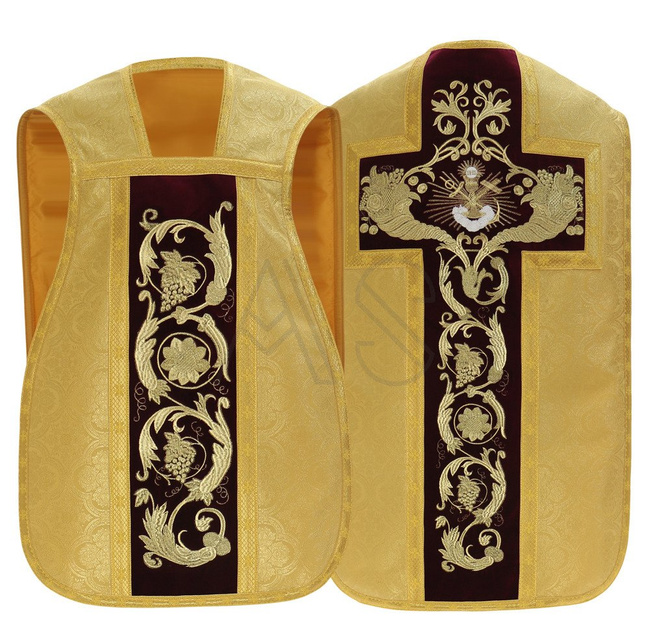 Roman chasuble "Sacramental bread" R787-AGC25
