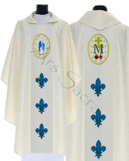 Chasuble gothique "Notre-Dame des Grâces" 426-K25