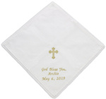 Baptism, Communion Handkerchief SZC-1